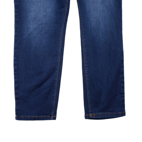 1822 Denim Maternity Jeans 31 Women Medium Blue Faded Whisker High Waist Stretch - Picture 9 of 11